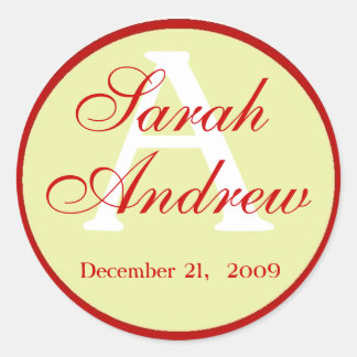 Adesivo Redondo Autocolantes Elegantes Personalizados 2