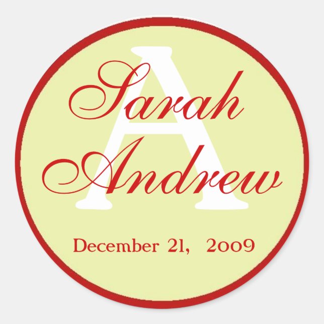 Adesivo Redondo Autocolantes Elegantes Personalizados 2 (Frente)