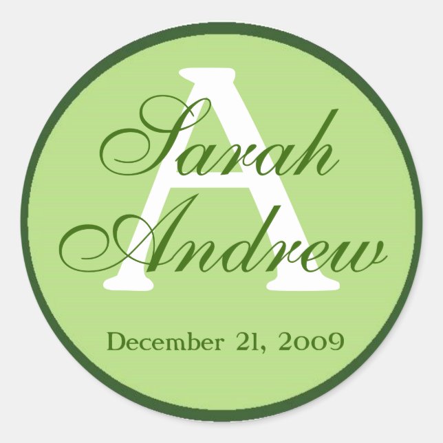 Adesivo Redondo Autocolantes Elegantes Personalizados 4 (Frente)