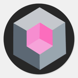 Adesivo Redondo "Autocolantes geométricos"