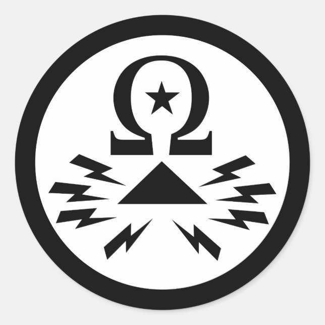 Adesivo Redondo Autocolantes (grandes) (Frente)