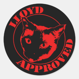 Adesivo Redondo Autocolantes Lloyd Aprovados