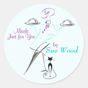 Adesivo Redondo Autocolantes modernos