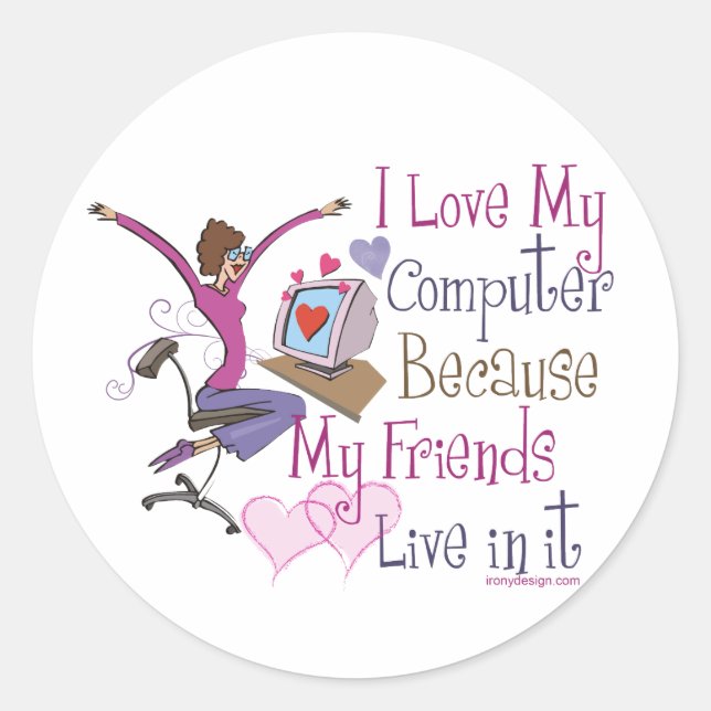 Adesivo Redondo Autocolantes on-line (Frente)