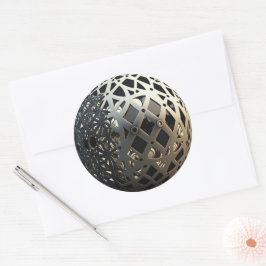 Adesivo Redondo Autocolantes Orb Únicos