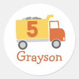 Adesivo Redondo Autocolantes para 5 de construção