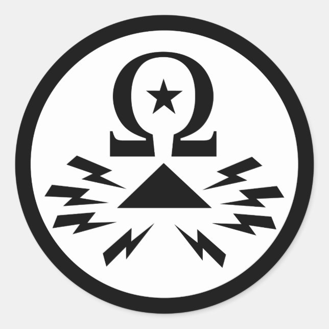 Adesivo Redondo Autocolantes (pequenos) (Frente)