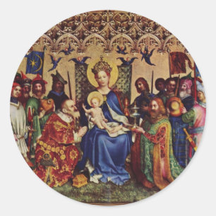 Adesivo Redondo Autocolantes: Peregrinação Interior