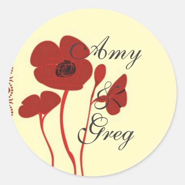 Adesivo Redondo Autocolantes personalizados (Frente)