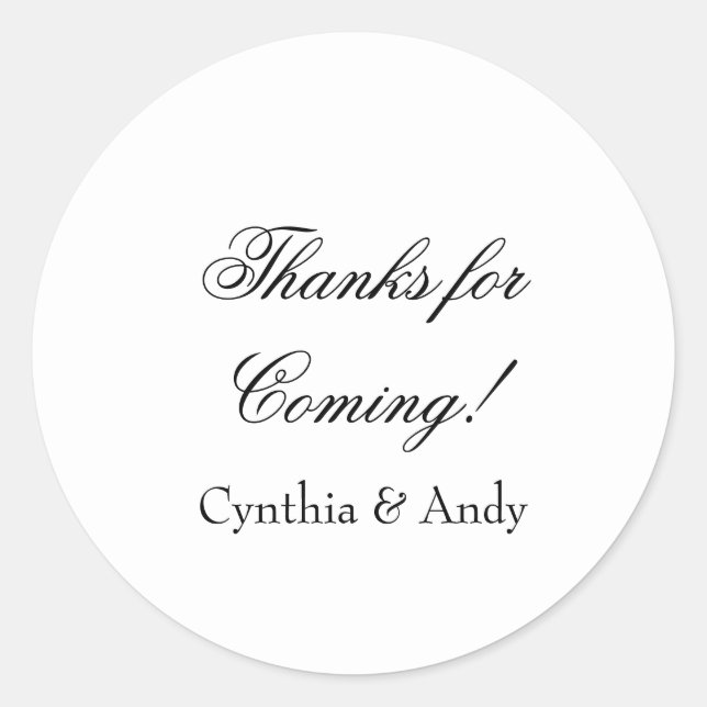 Adesivo Redondo Autocolantes personalizados | Autocolantes persona (Frente)