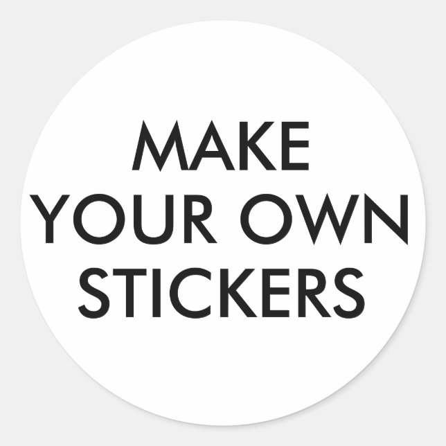 Adesivo Redondo Autocolantes personalizados com círculo circular r (Frente)