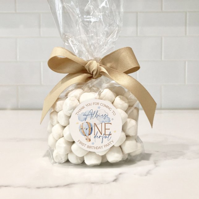 Adesivo Redondo Autocolantes personalizados de primeiro aniversari (Criador carregado)