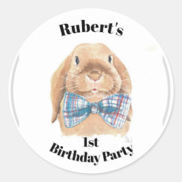 Adesivo Redondo Autocolantes personalizados - Floopy the Rabbit An