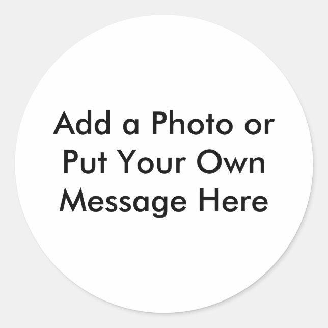 Adesivo Redondo Autocolantes personalizados - Sejam engraçados ou  (Frente)