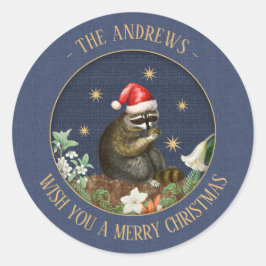 Adesivo Redondo Autocolantes personalizáveis de presentes com racc