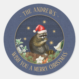 Adesivo Redondo Autocolantes personalizáveis de presentes com racc