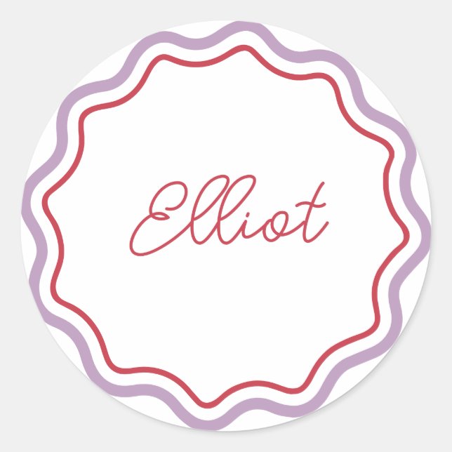 Adesivo Redondo Autocolantes redondos com impressão personalizada  (Frente)