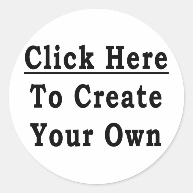 Adesivo Redondo Autocolantes redondos (Crie O Seu (Frente)