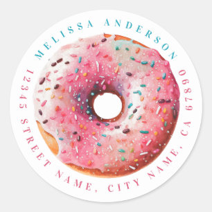 Adesivo Redondo Autocolantes redondos de nomes personalizados