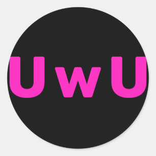 Adesivo Redondo Autocolantes redondos personalizados UWU