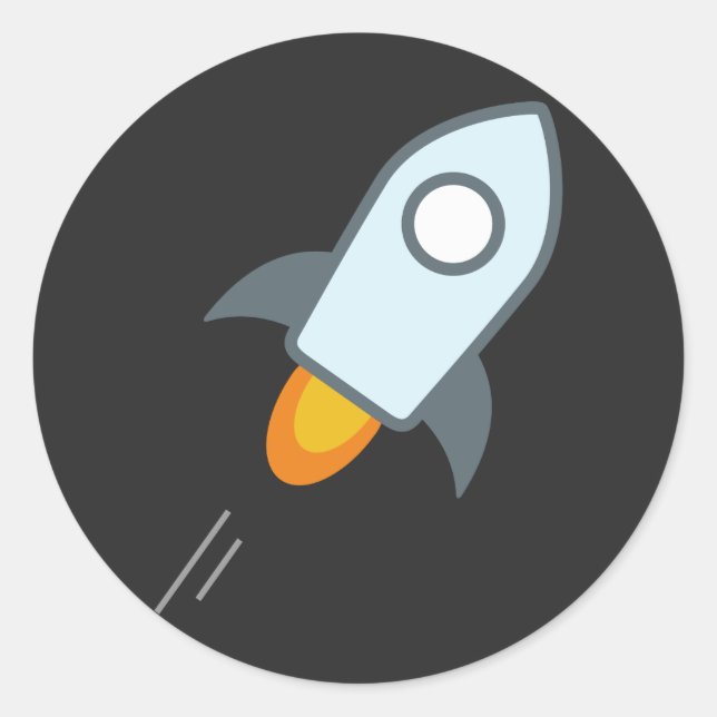 Adesivo Redondo Autocolantes Stellar Lumen (Preto) (Frente)