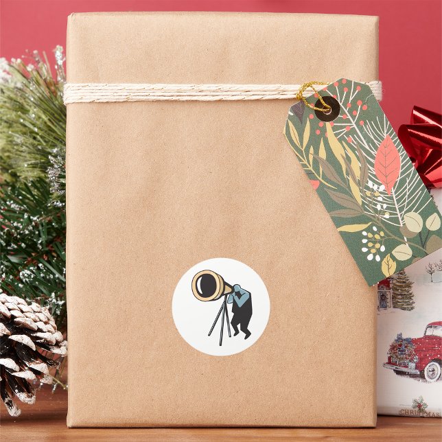 Adesivo Redondo Autocolantes telescópicos (Criador carregado)