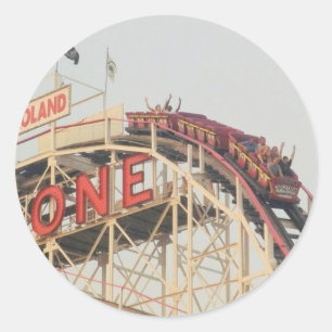 Adesivo Redondo Autocolantes 'The View from the Top'