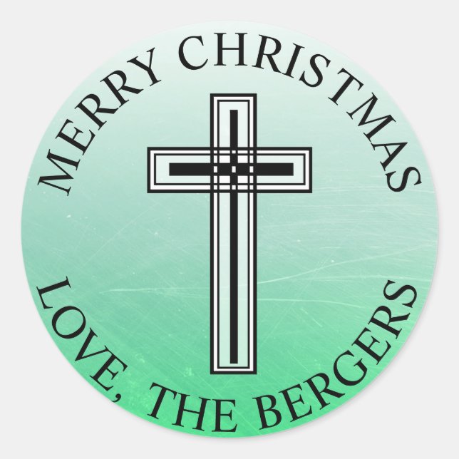 Adesivo Redondo Autocolantes verdes e negros personalizados (Frente)