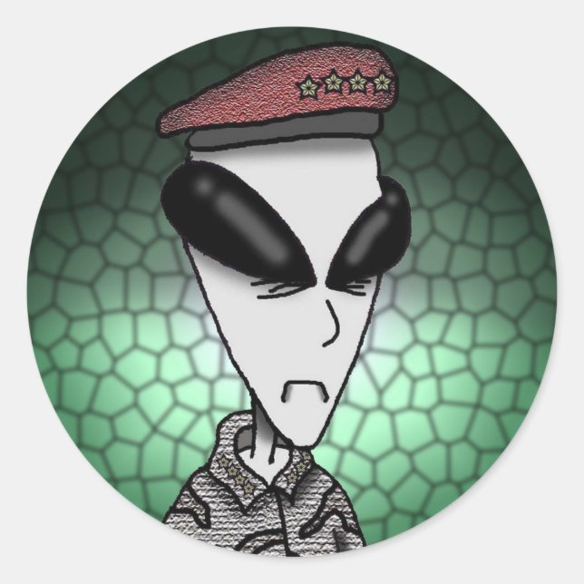 Adesivo Redondo Autocolantes - Zona 51 Borex Geral (Frente)