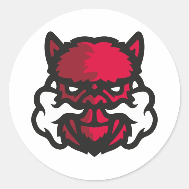 Adesivo Redondo Autocollant (Frente)