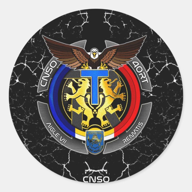 ADESIVO REDONDO AUTOCOLLANT AIGLE7 (Frente)