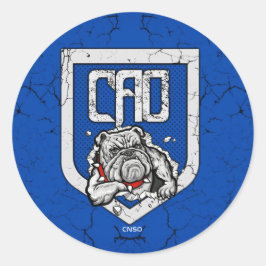 ADESIVO REDONDO AUTOCOLLANT CAO