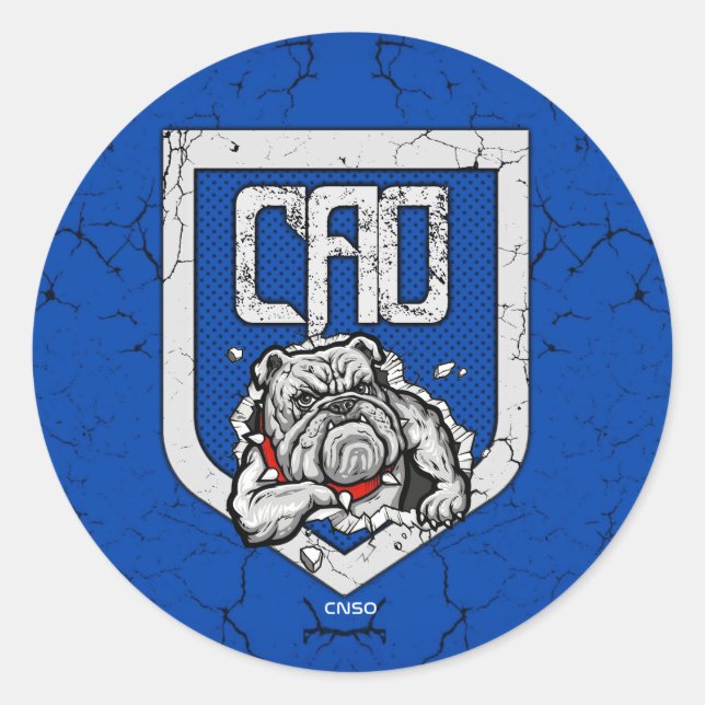 ADESIVO REDONDO AUTOCOLLANT CAO (Frente)