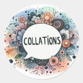 Adesivo Redondo Autocollants ronds classiques