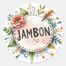 Adesivo Redondo Autocollants ronds classiques