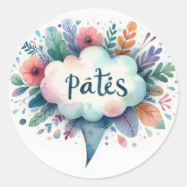 Adesivo Redondo Autocollants ronds classiques (Pâtés)