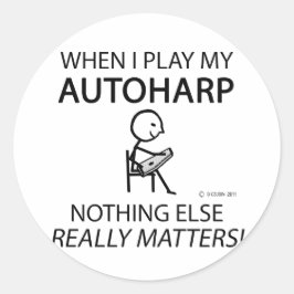 Adesivo Redondo Autoharp Nada Mais Importa