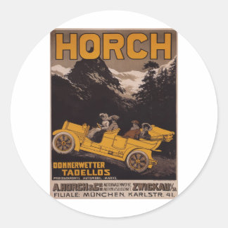 Adesivo Redondo Automóvel HORCH