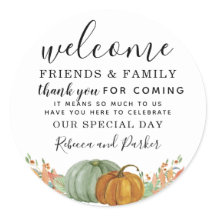 Autumn Bompkins Bote Bem-vindo a favor obrigado