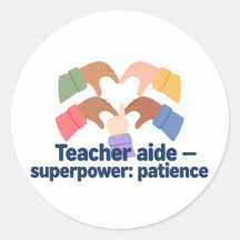 Auxiliar de Professor — Superpoder: Paciência
