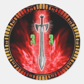 Adesivo Redondo Avalon's Fury Pod Sticker