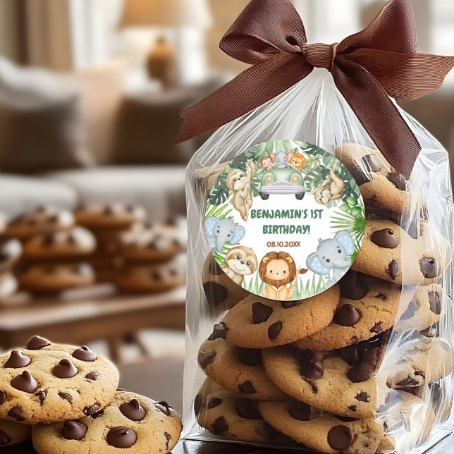 Adesivo Redondo Aves Selvagens Tropicais Selvagens Selvagens Selva (Criador carregado)