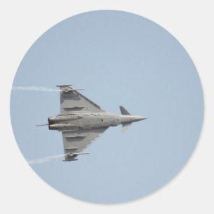 Adesivo Redondo Avião