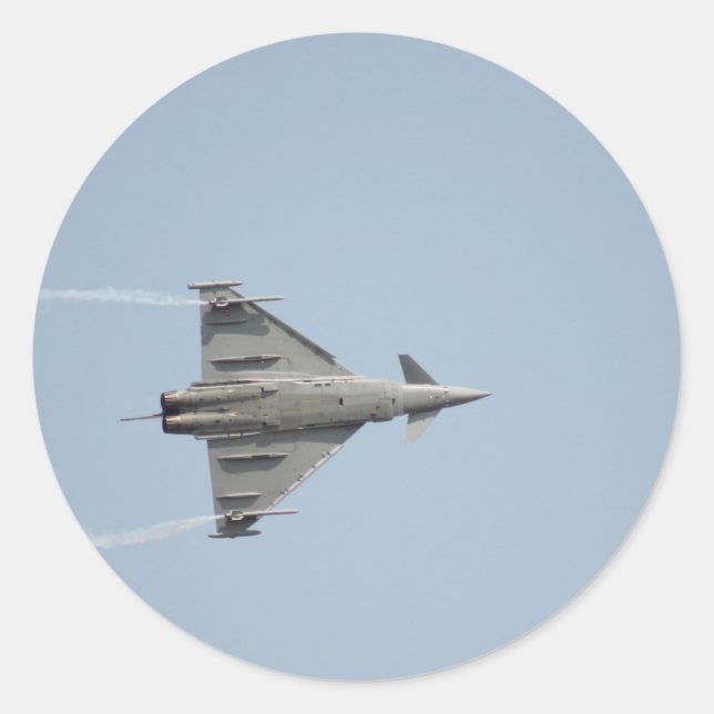 Adesivo Redondo Avião (Frente)