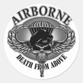 Adesivo Redondo Avião