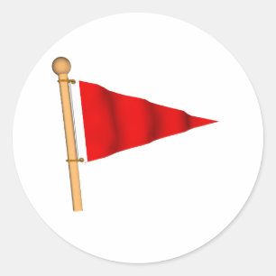 Adesivo Redondo Aviso de Smallcraft