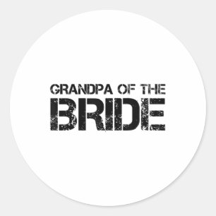 Adesivo Redondo Avô Da Noiva Festa De Casamento Engraçado Gif