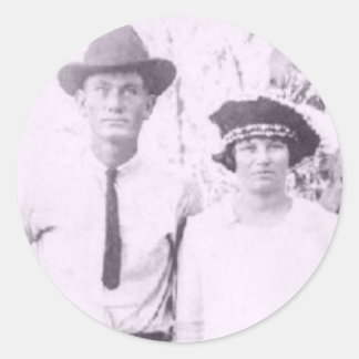 Adesivo Redondo Avó e vovô Brandon