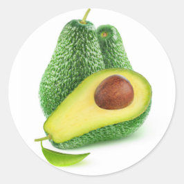 Adesivo Redondo Avocado