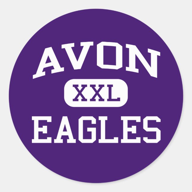 Adesivo Redondo Avon - Eagles - Avon Segundo grau - Avon Ohio (Frente)